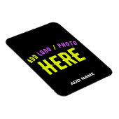 MODERNE, STYLISCH ZOLLBARE, SCHWARZE VERIFIZIERTE  MAGNET (Rechte Seite)