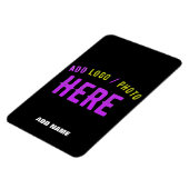 MODERNE, STYLISCH ZOLLBARE, SCHWARZE VERIFIZIERTE MAGNET (Linke Seite)