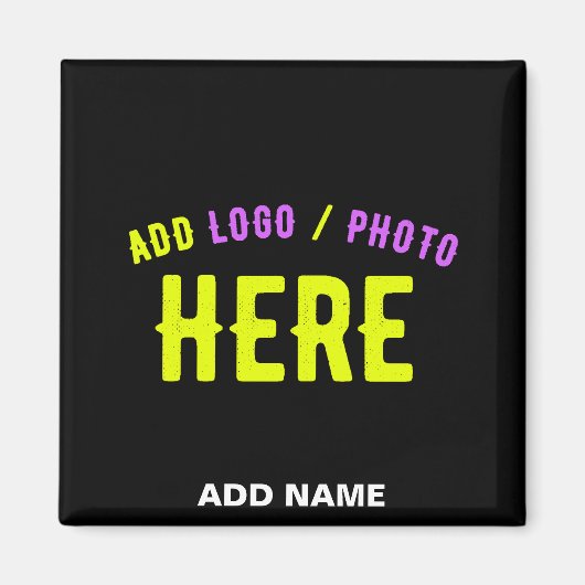 MODERNE, STYLISCH ZOLLBARE, SCHWARZE VERIFIZIERTE  MAGNET (Vorne)