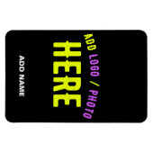 MODERNE, STYLISCH ZOLLBARE, SCHWARZE VERIFIZIERTE MAGNET (Horizontal)