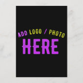 MODERNE, STYLISCH ZOLLBARE, SCHWARZE VERIFIZIERTE  MENÜKARTE (Rückseite)