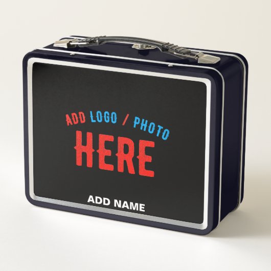 MODERNE, STYLISCH ZOLLBARE, SCHWARZE VERIFIZIERTE METALL BROTDOSE (Rückseite)