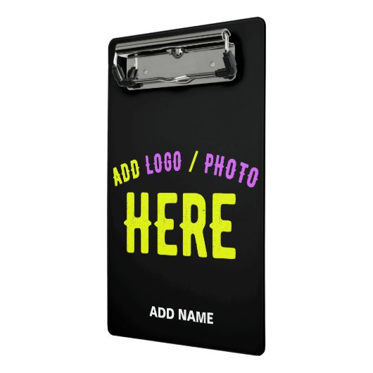 MODERNE, STYLISCH ZOLLBARE, SCHWARZE VERIFIZIERTE MINI KLEMMBRETT (Gewinkelt2)