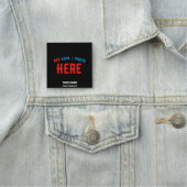 MODERNE, STYLISCH ZOLLBARE, SCHWARZE VERIFIZIERTE NAMENSSCHILD (Beispiel)