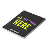 MODERNE, STYLISCH ZOLLBARE, SCHWARZE VERIFIZIERTE  NOTIZBLOCK (Rotiert)