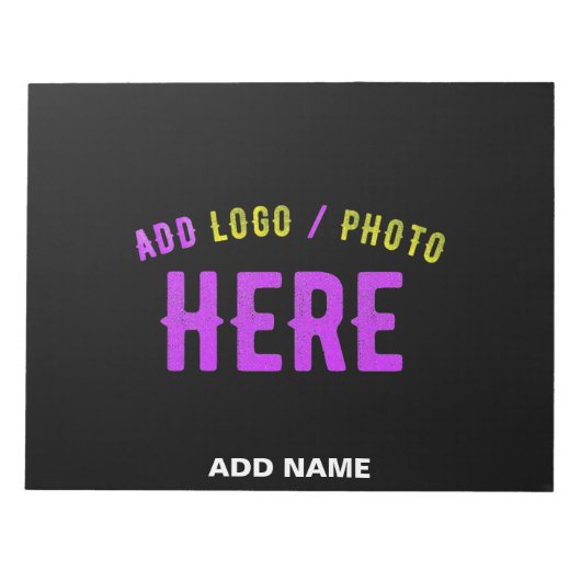 MODERNE, STYLISCH ZOLLBARE, SCHWARZE VERIFIZIERTE NOTIZBLOCK (Vorderseite)