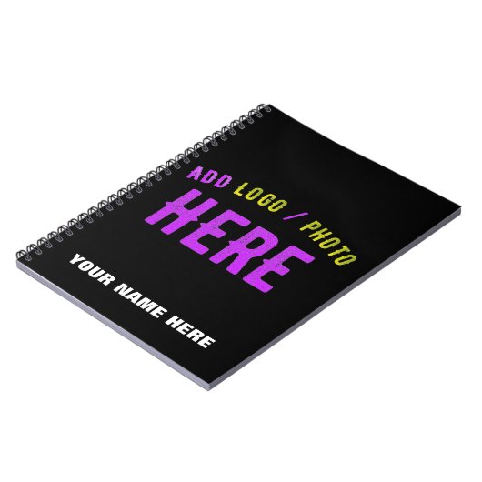 MODERNE, STYLISCH ZOLLBARE, SCHWARZE VERIFIZIERTE  NOTIZBLOCK (Linke Seite)