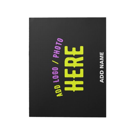 MODERNE, STYLISCH ZOLLBARE, SCHWARZE VERIFIZIERTE  NOTIZBLOCK (Rotiert)