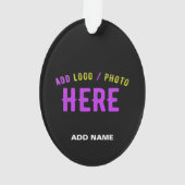 MODERNE, STYLISCH ZOLLBARE, SCHWARZE VERIFIZIERTE ORNAMENT (Rückseite)