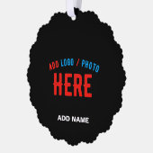 MODERNE, STYLISCH ZOLLBARE, SCHWARZE VERIFIZIERTE  ORNAMENT KARTE (Links)