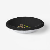 MODERNE, STYLISCH ZOLLBARE, SCHWARZE VERIFIZIERTE PAPPTELLER (Gewinkelt)