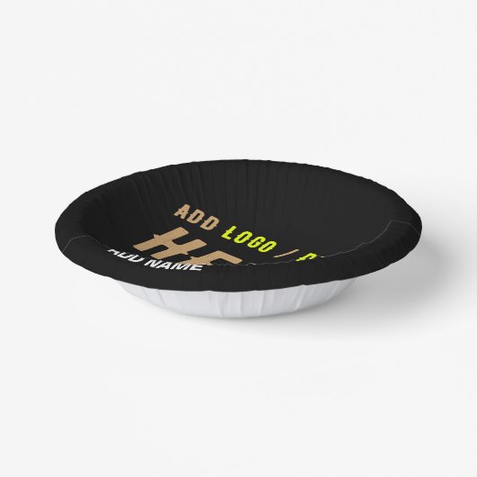 MODERNE, STYLISCH ZOLLBARE, SCHWARZE VERIFIZIERTE  PAPPTELLER (Gewinkelt)