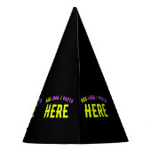 MODERNE, STYLISCH ZOLLBARE, SCHWARZE VERIFIZIERTE  PARTYHÜTCHEN (Rückseite)