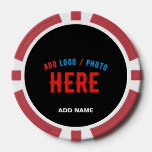 MODERNE, STYLISCH ZOLLBARE, SCHWARZE VERIFIZIERTE  POKERCHIPS