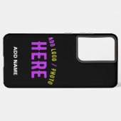 MODERNE, STYLISCH ZOLLBARE, SCHWARZE VERIFIZIERTE SAMSUNG GALAXY HÜLLE (Rückseite (Horizontal))