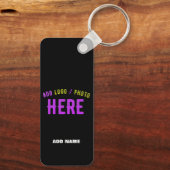 MODERNE, STYLISCH ZOLLBARE, SCHWARZE VERIFIZIERTE SCHLÜSSELANHÄNGER (Rückseite)