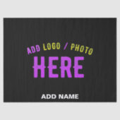 MODERNE, STYLISCH ZOLLBARE, SCHWARZE VERIFIZIERTE  SEIDENPAPIER (Vorderseite)