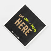 MODERNE, STYLISCH ZOLLBARE, SCHWARZE VERIFIZIERTE SERVIETTE (Ecke)