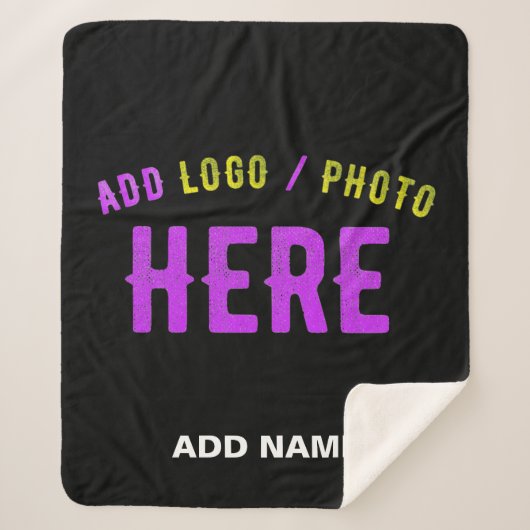 MODERNE, STYLISCH ZOLLBARE, SCHWARZE VERIFIZIERTE  SHERPADECKE (Vorderseite)