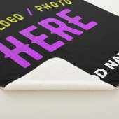 MODERNE, STYLISCH ZOLLBARE, SCHWARZE VERIFIZIERTE  SHERPADECKE (3/4)