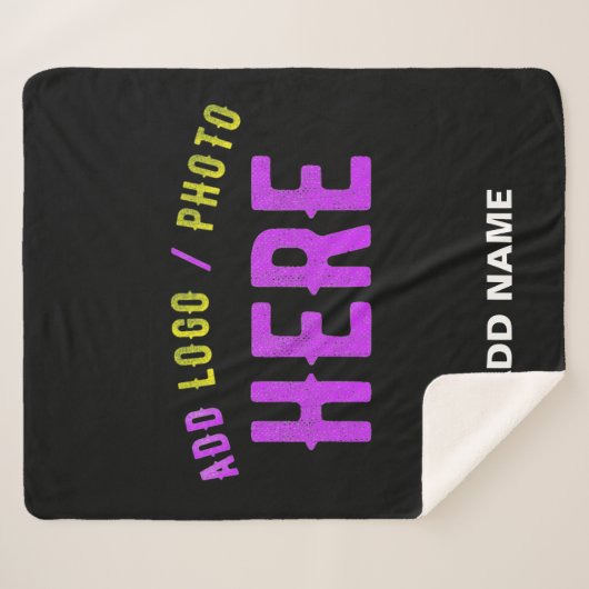 MODERNE, STYLISCH ZOLLBARE, SCHWARZE VERIFIZIERTE SHERPADECKE (Vorderseite (Horizontal))