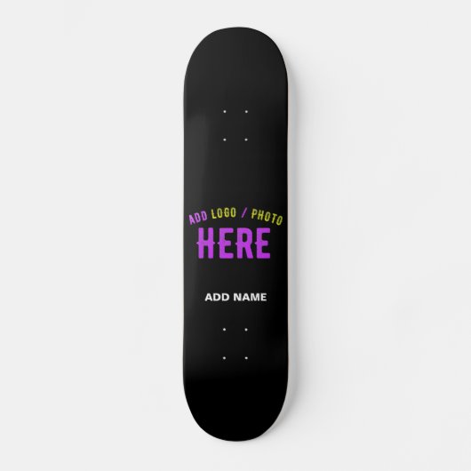 MODERNE, STYLISCH ZOLLBARE, SCHWARZE VERIFIZIERTE SKATEBOARD (Vorderseite)