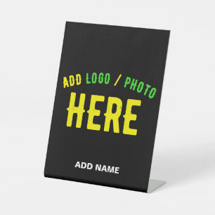 MODERNE, STYLISCH ZOLLBARE, SCHWARZE VERIFIZIERTE SOCKELSCHILD