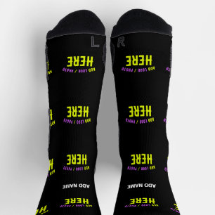 MODERNE, STYLISCH ZOLLBARE, SCHWARZE VERIFIZIERTE  SOCKEN