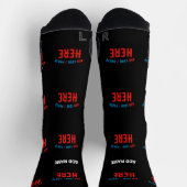 MODERNE, STYLISCH ZOLLBARE, SCHWARZE VERIFIZIERTE SOCKEN (Oben)