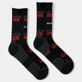 MODERNE, STYLISCH ZOLLBARE, SCHWARZE VERIFIZIERTE SOCKEN (Rechts)