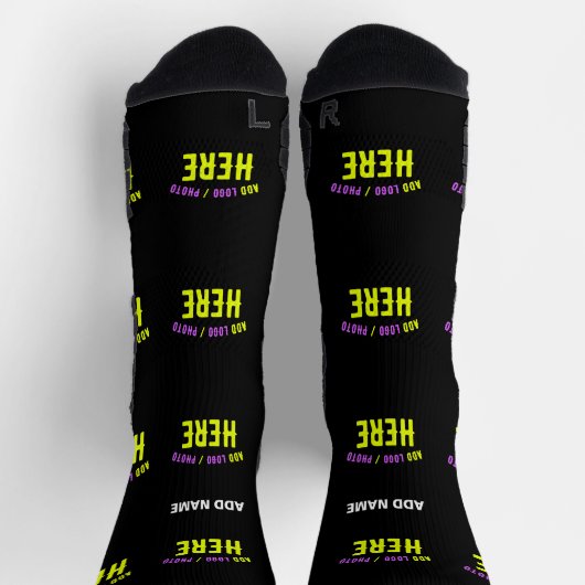 MODERNE, STYLISCH ZOLLBARE, SCHWARZE VERIFIZIERTE SOCKEN (Oben)