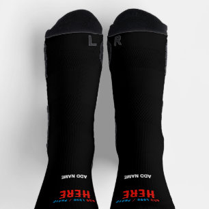 MODERNE, STYLISCH ZOLLBARE, SCHWARZE VERIFIZIERTE  SOCKEN