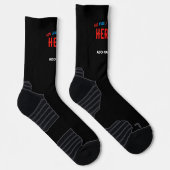 MODERNE, STYLISCH ZOLLBARE, SCHWARZE VERIFIZIERTE  SOCKEN (Rechts)