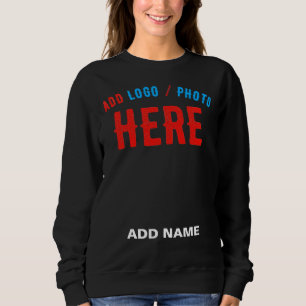 MODERNE, STYLISCH ZOLLBARE, SCHWARZE VERIFIZIERTE  SWEATSHIRT