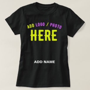 MODERNE, STYLISCH ZOLLBARE, SCHWARZE VERIFIZIERTE T-Shirt