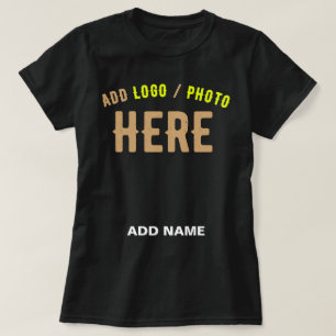 MODERNE, STYLISCH ZOLLBARE, SCHWARZE VERIFIZIERTE  T-Shirt