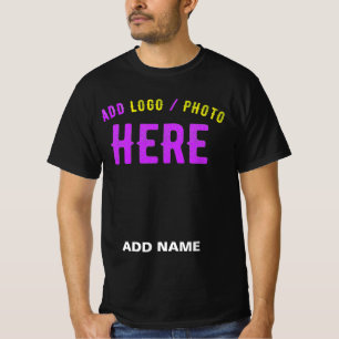 MODERNE, STYLISCH ZOLLBARE, SCHWARZE VERIFIZIERTE T-Shirt