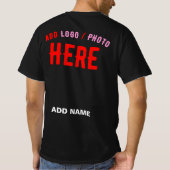 MODERNE, STYLISCH ZOLLBARE, SCHWARZE VERIFIZIERTE  T-Shirt (Rückseite)