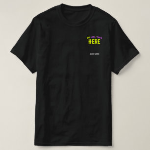 MODERNE, STYLISCH ZOLLBARE, SCHWARZE VERIFIZIERTE T-Shirt