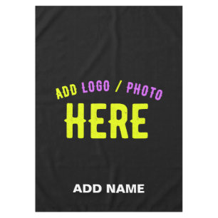 MODERNE, STYLISCH ZOLLBARE, SCHWARZE VERIFIZIERTE  TISCHDECKE