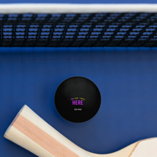 MODERNE, STYLISCH ZOLLBARE, SCHWARZE VERIFIZIERTE TISCHTENNISBALL