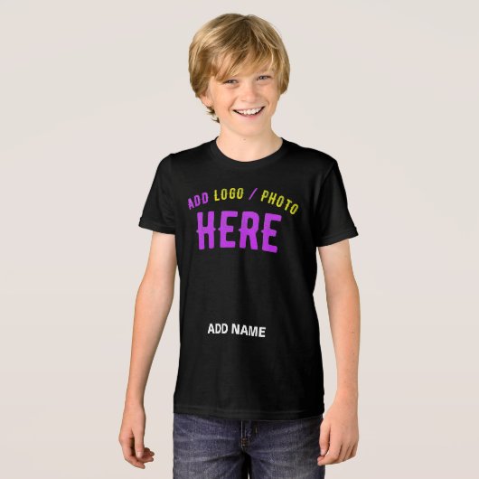 MODERNE, STYLISCH ZOLLBARE, SCHWARZE VERIFIZIERTE  Tri-Blend SHIRT (Vorderseite voll)