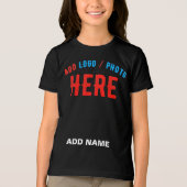 MODERNE, STYLISCH ZOLLBARE, SCHWARZE VERIFIZIERTE Tri-Blend SHIRT (Vorderseite)