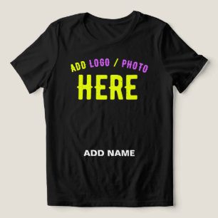 MODERNE, STYLISCH ZOLLBARE, SCHWARZE VERIFIZIERTE  Tri-Blend SHIRT
