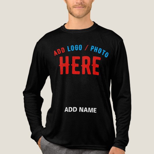 MODERNE, STYLISCH ZOLLBARE, SCHWARZE VERIFIZIERTE Tri-Blend SHIRT (Vorderseite)