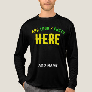 MODERNE, STYLISCH ZOLLBARE, SCHWARZE VERIFIZIERTE Tri-Blend SHIRT