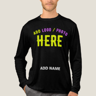 MODERNE, STYLISCH ZOLLBARE, SCHWARZE VERIFIZIERTE  Tri-Blend SHIRT