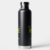 MODERNE, STYLISCH ZOLLBARE, SCHWARZE VERIFIZIERTE TRINKFLASCHE (Rechts)