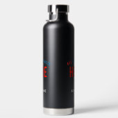 MODERNE, STYLISCH ZOLLBARE, SCHWARZE VERIFIZIERTE  TRINKFLASCHE (Rechts)