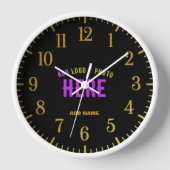 MODERNE, STYLISCH ZOLLBARE, SCHWARZE VERIFIZIERTE UHR (Vorderseite)